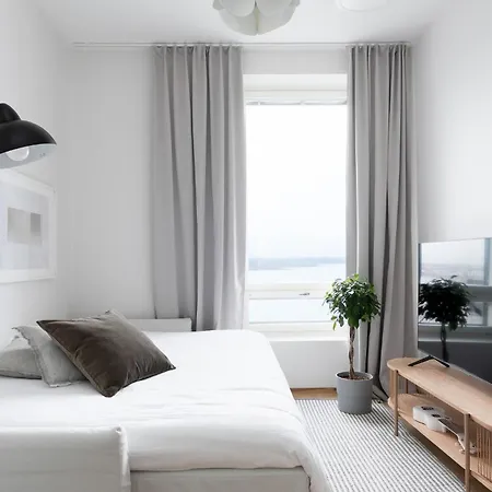 아파트 Luxury Penthouse With Stunning Sea Views & Private Sauna