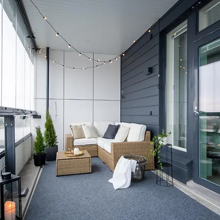 公寓 Luxury Penthouse With Stunning Sea Views & Private Sauna