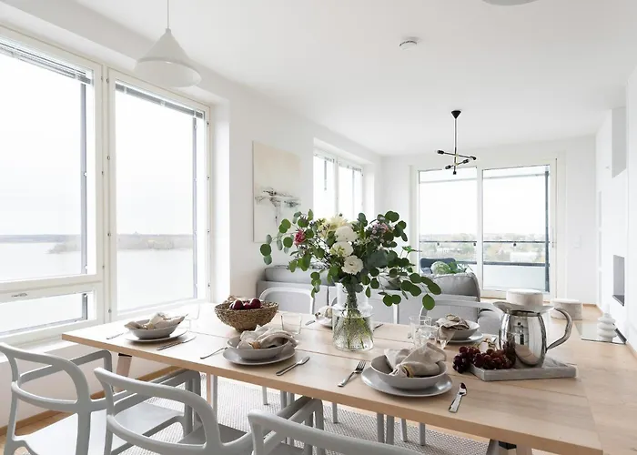 Luxury Penthouse With Stunning Sea Views & Private Sauna Apartmán Helsinky